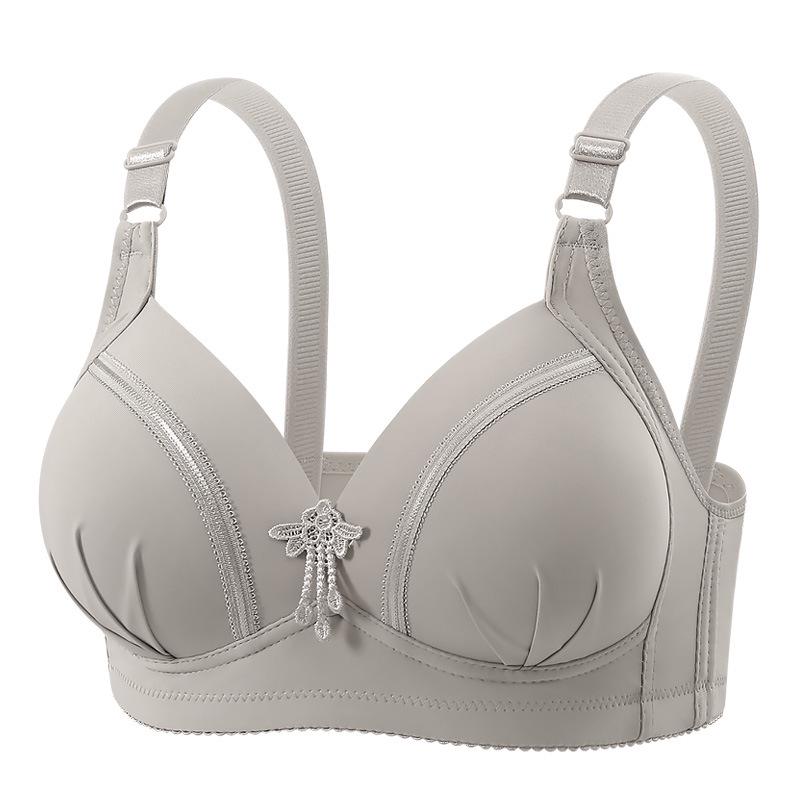 Wirefree Plus Size Anti-Sagging Support Bra for Mature Women