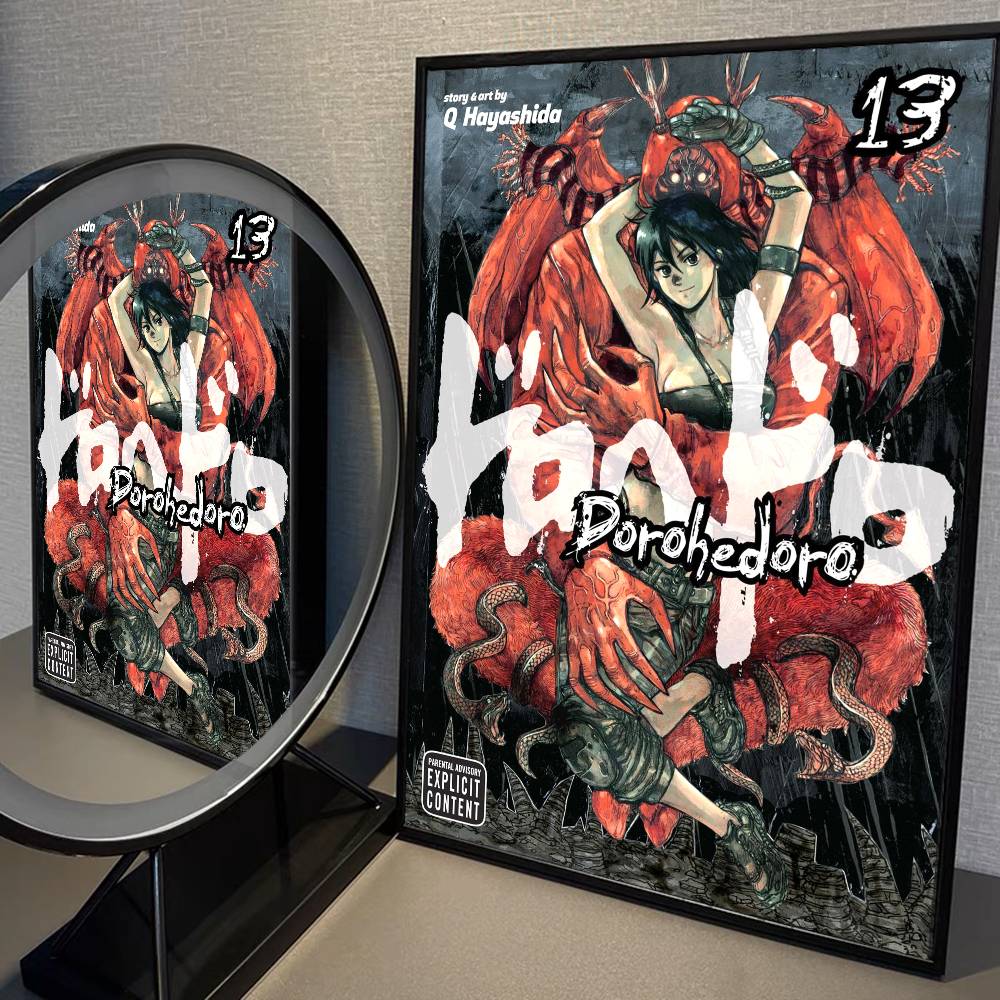 Аниме Dorohedoro Качественные Принты и Постеры Водонепроницаемая Бумага Наклейка Постеры для Кофейни Бара Наклейки на Стену