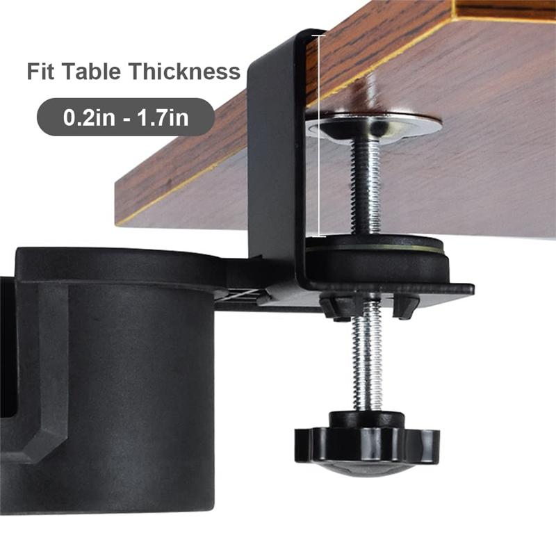CYCLI-Настольный держатель для стакана Desk Cup Holder Офисный настольный кронштейн Фиксированный держатель для стакана на компьютерный стол Настольный держатель для стакана