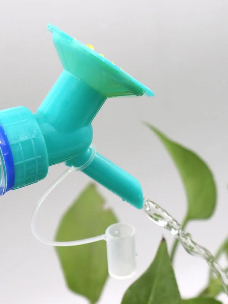 1 шт. - Пластиковый бак для воды два в одном, садовый бытовой инструмент для полива с двойным соплом, используется для полива комнатных и уличных растений