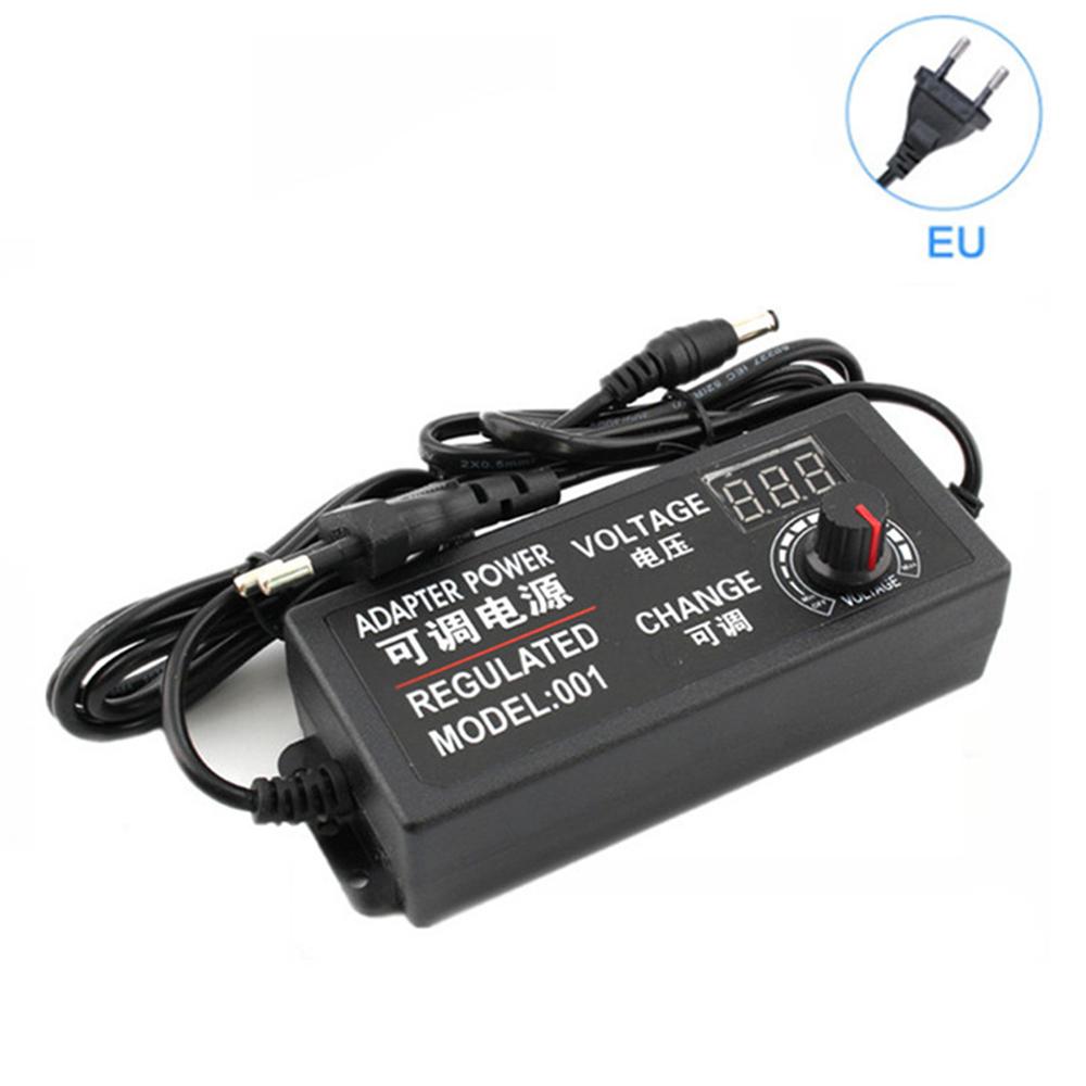 Регулируемый источник питания переменного и постоянного тока 9 В, 12 В, 15 В, 18 В, 24 В, 3 А, 72 Вт, универсальный адаптер питания с 220 В на 12 В