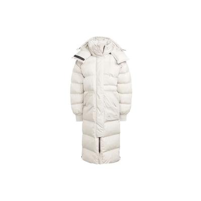 X Stella McCartney Truenature Длинная стеганая куртка Женская куртка Off-White IP1361