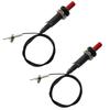2 Sets Long Propane Push Button Piezo Igniter Kit for Gas Fireplace Oven Kitchen