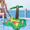 Beach Toy Reused Coconut Eco-friendly Free Your Hands Fade-less Tree Shape PVC Water Dining Inflatable Ice
