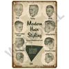 Barber Shop Tin Sign Poster Vintage Wall Posters Metal Sign Decorative Wall Plate Kitchen Plaque Metal Vintage Decor Accessories