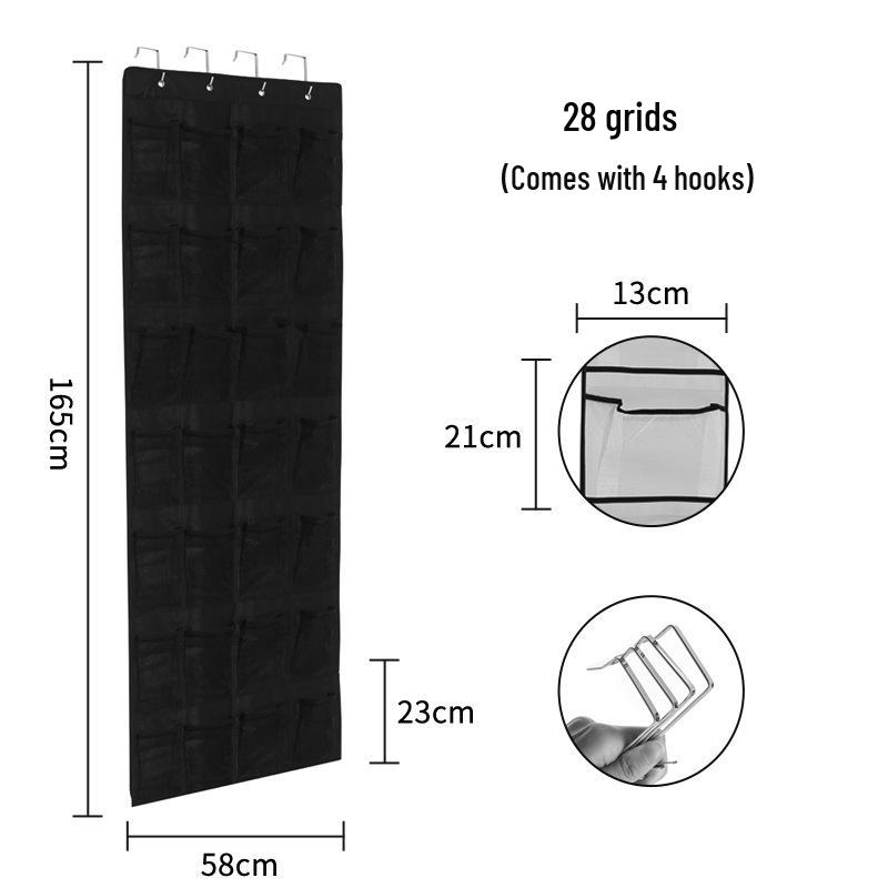 Наддверная сумка-органайзер для обуви на 35 отделений с крючками