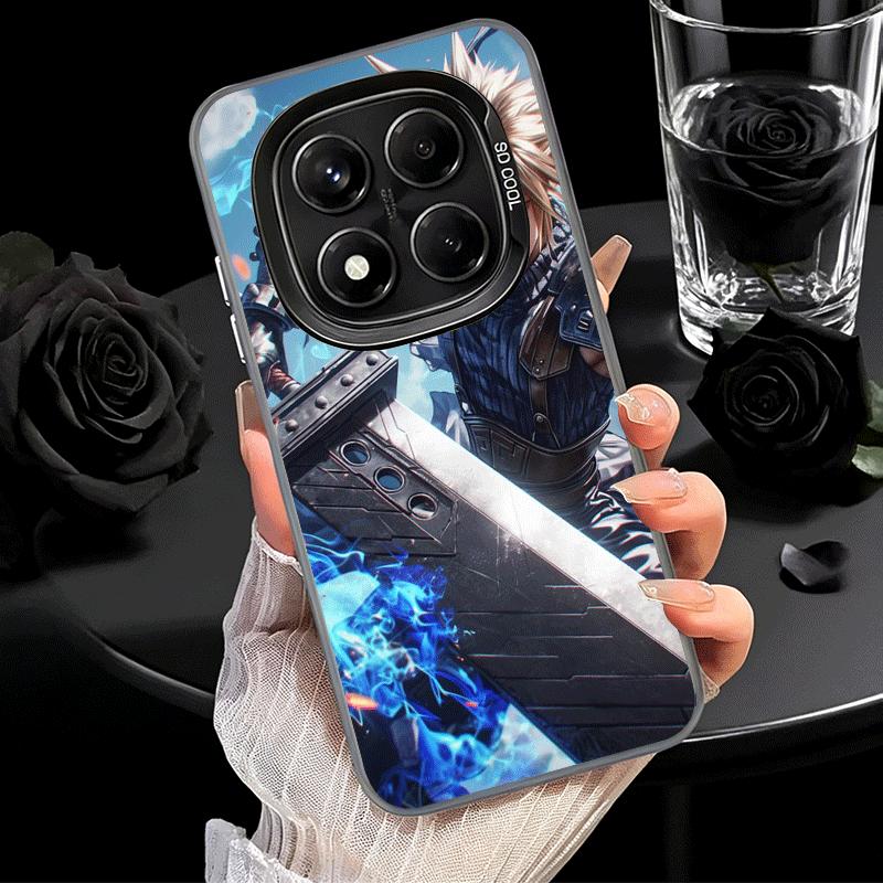 F-Final F-Fantasy Anime Soft Phone Case for Xiaomi Redmi Note 13 14 15 Pro Plus 12S 12 11S 11 11T 10S 10 Shockproof Cover Back S
