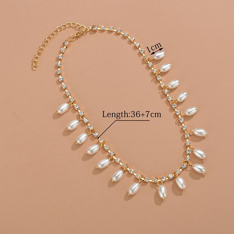 Женское элегантное ожерелье с подвеской в виде цепочки с жемчугом и когтями, бусы, колье-чокер для девочек, ювелирные изделия в подарок