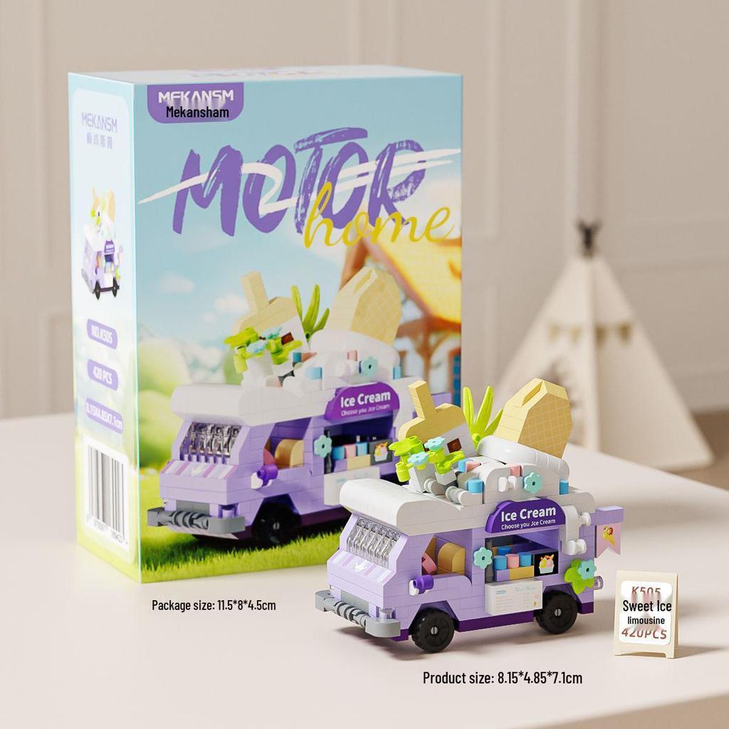 Совместимая с LEGO Гашапон-машина Микро-частицы Строительные блоки Образовательная игрушка Модель Подарок на День защиты детей Украшение