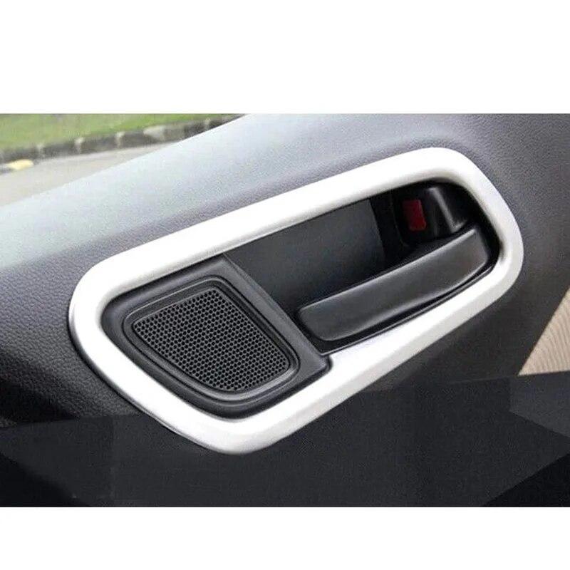 Для Honda CITY 2014 2015 2016 Хромированная внутренняя дверная ручка, крышка чаши, накладка на рамку, молдинг, гарнир, объемный матовый
