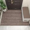 Striped Anti-slip Waterproof Door Mat Durable Dustproof Outdoor Entrance Mat Easy To Clean Can Be Cut Design Seven