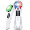 In Facial Beauty Device EMS Hot and Cold Care Insert Pulse Ultrasonic Vibration 3 Color LED Hot and Cold Facial Beauty Device 4 Modes 3 Levels Type C