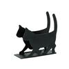 Paper Holders Vintage Black Cat Silhouette Metal Napkin Holder - Rustic Kitchen Dining Table Tissue Rack Desktop Decor