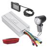 35A Motor Controller Kit with LCD S866 Panel Thumb Throttle Lights SM Connector Electric Bike Conversion Kit for 36V