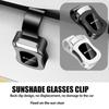 htgks6 Fashion Car Sun Visor Glasses Clip Eyeglasses Storage Holder Auto Accessories For Skoda Kamiq MK3 Roomster Rapid Kodiaq Karoq