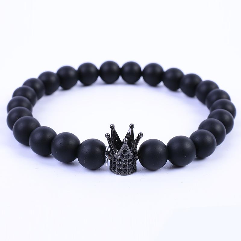 Браслет-корона из меди Zhang Meng Jewelry с цирконами, сохраняющими цвет