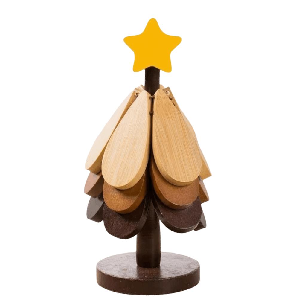 Деревянные подставки против ожогов, термостойкие, в форме дерева, изоляционные подкладки, складные настольные коврики, для горячих блюд