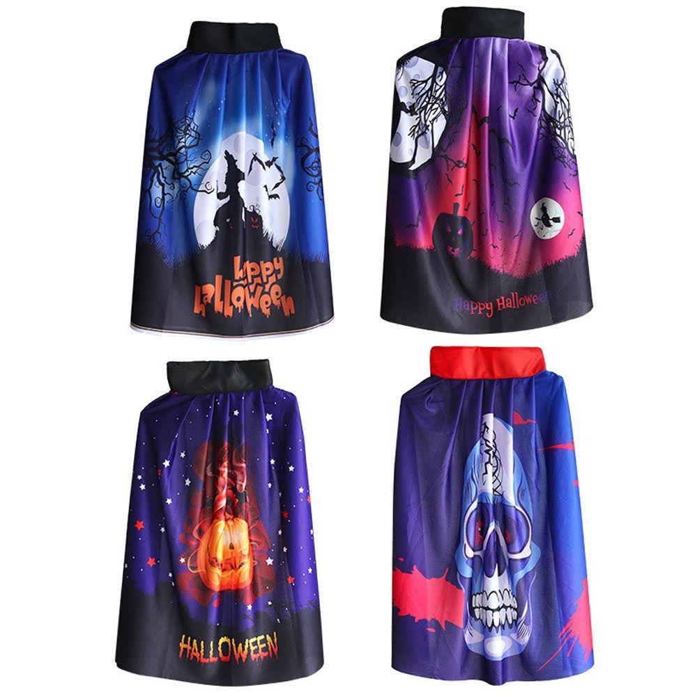 Party Pumpkin Costume Ghost Cosplay Wizard Terrifying Clothing Children's Cloak Halloween Cloak