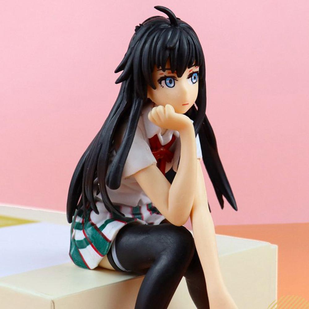 1 шт. Аниме Юкиношита Юкино Фигурки Действия Милые Девочки Юигахама Юи Юийи ПВХ Модель Ученица Младшей Школы Ребенок Подарок Игрушка