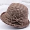 Plush Winter Warm Basin Hat Dacron Thickened Top Hat High Quality Woolen Basin Cap
