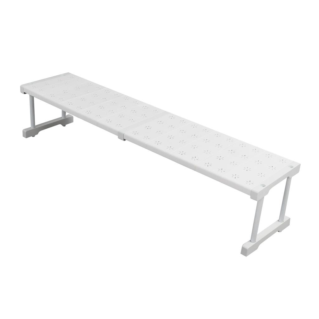 Расширяемый органайзер для полок шкафа, регулируемая экономящая место натяжная полка для гардероба или под раковину, ширина 24 см, высота 22 см