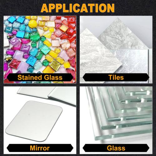 LEONTOOL Glass Tile Nippers, Mosaic Cutter, Roller-Type Mosaic Pliers with Carbide Wheel Blades, Glass Cutter, Glass Nippers, Tile Nippers, Tile Plier