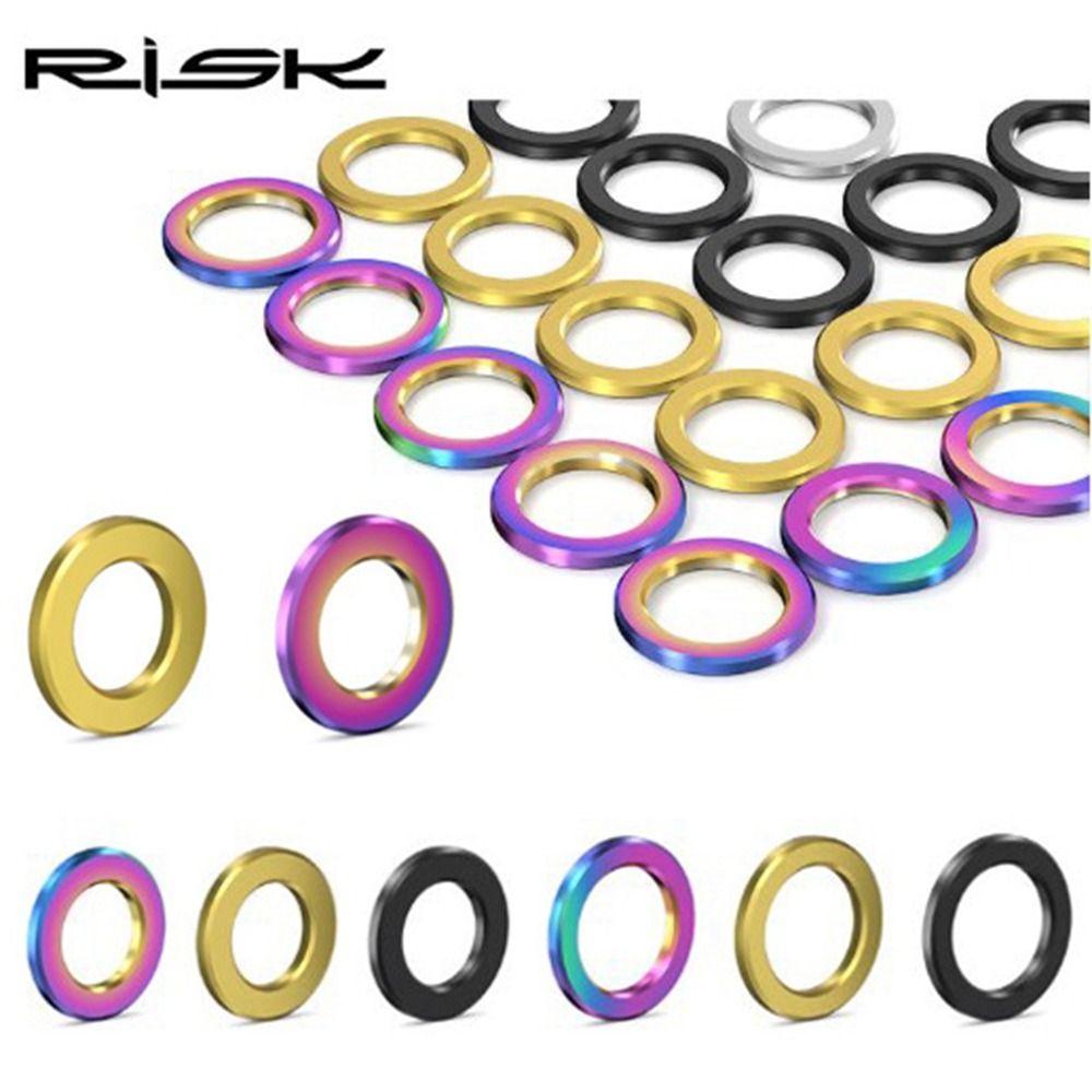 RISK Велосипедные болты шайбы M5 M6 MTB Дорожный велосипед Высококачественные детали Велоспорт на открытом воздухе