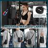 Magnetic Fitness Water Bottle Bag - Large Capacity Crossbody Gym Bag for Men