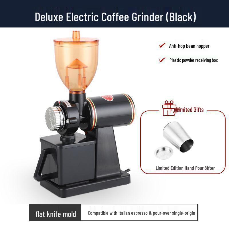 Electric Coffee Bean and Powder Grinder for Household Drip Brewing