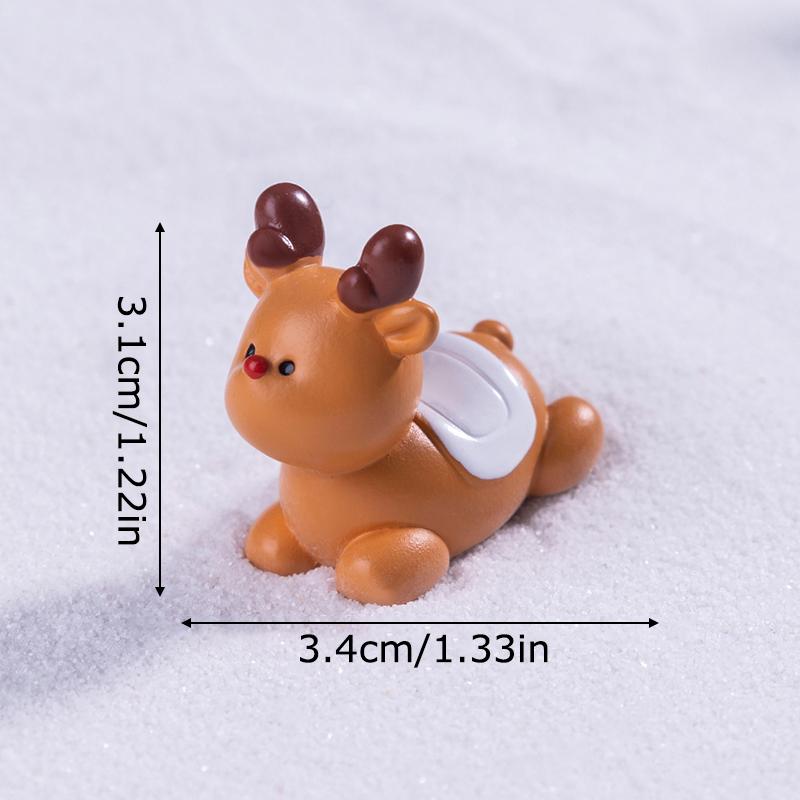 1PC Creativity DIY Resin Ornaments Micro Landscape Gift Mini Accessories Christmas Decorations Adorn