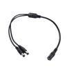 1 Female To 2 Male 1 Male To 2 Female Supply Adapter DC Power Splitter Connector One Drag Two Power Supply Line Extension Cable