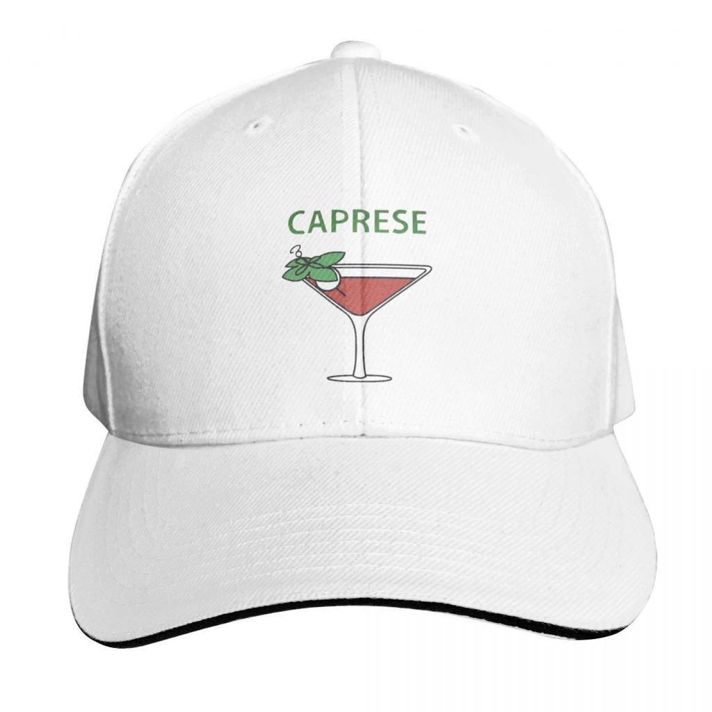 Кепка-бейсболка Caprese Martini с изогнутым козырьком, классической посадки, низкопрофильная, без жесткого каркаса, унисекс, для мужчин и женщин