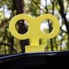 Украшение на крышу автомобиля Кошачьи Кроличьи Ушки Саженец Дерева Милые Украшения Аксессуары для Электромобилей Креативный Декор на Крышу Автомобиля