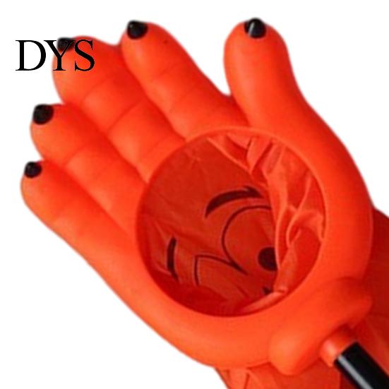 Halloween Props for Children Trick or Treat Bags Kids, Palm Shaped Candy Holder, Decorative Party Pouches Skeleton Hand Pouch with Long Handle Goodies