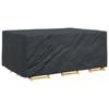 Solid Black Furniture Cover 230 x 165 x 80 cm 210D