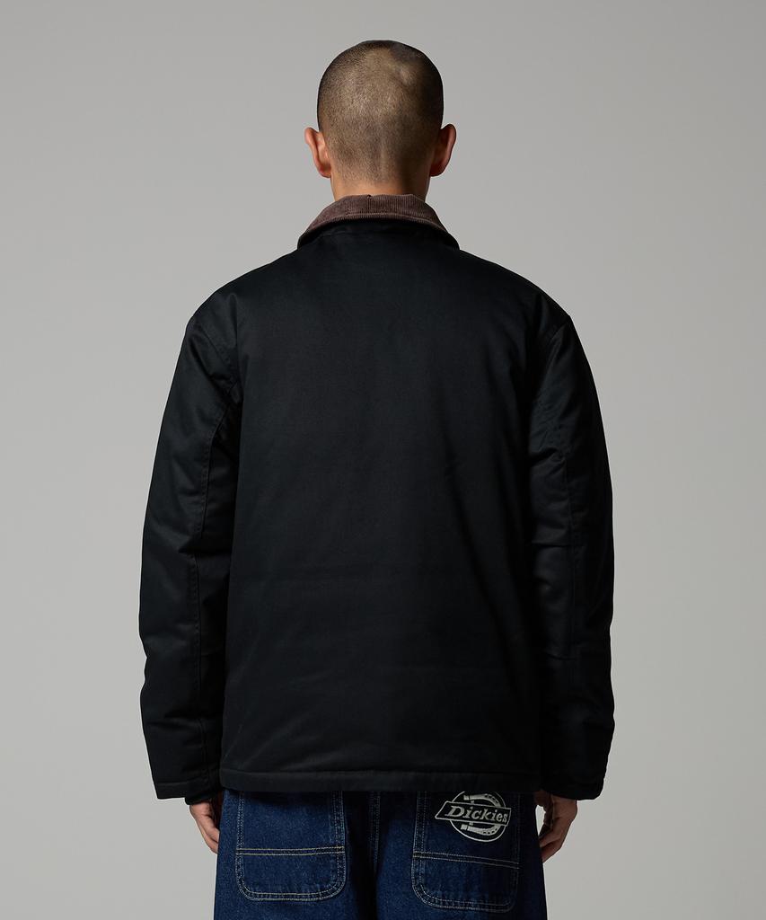 Dickies Утепленная куртка Eisenhower с вельветовым воротником, черная