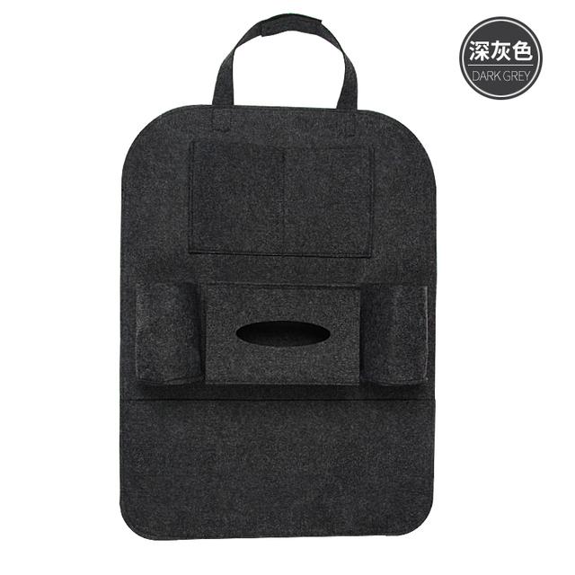 1PC Auto Car Seat Back Multi-Pocket Storage Bag Back Multi-Pocke Storage Bag Organizer Organizer Holder Accessory Car Seat Bag