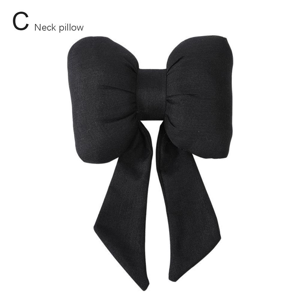 Подушка для шеи из пены с эффектом памяти в виде банта Защита поясничной спинки Подушка для поясницы Подголовник для автомобиля