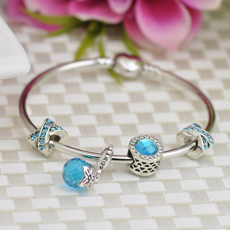 SCIONE Женский модный браслет Love Treasure Box Buckle Bracelet DIY Jewelry Valentine's Bracelet