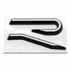 YKPSC1 New R Emblem Car Metal Body Tail Trunk Sticker Accessories For VW GTI Rline Polo Golf MK8 Touareg Passat Magotan CC
