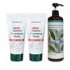 Secret Plant Пенка для умывания с маслом чайного дерева от акне 2 шт. + Освежающий тоник с маслом чайного дерева (Набор для успокаивающего ухода за проблемной кожей), 1 комплект