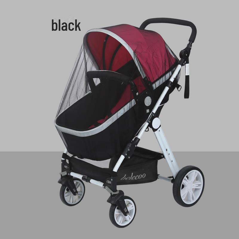 Увеличенная шифрующая детская коляска с полной защитой от комаров
