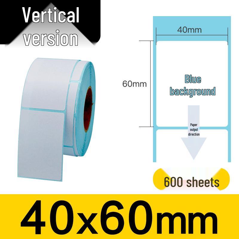 100x100x150mm Three-Proof Self-Adhesive Thermal Label Paper for Barcode Printing