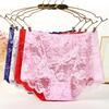 Women's Underwear Sexy Lace No Trace Hip High Waist Female Triangle Underwear Cotton Ankle Comfortable Panties Plus Size