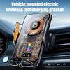 Автомобильное беспроводное зарядное устройство, держатель для телефона с автоматическим креплением для iPhone 15 14 13 12, инфракрасная индукционная подставка для быстрой зарядки P9O1