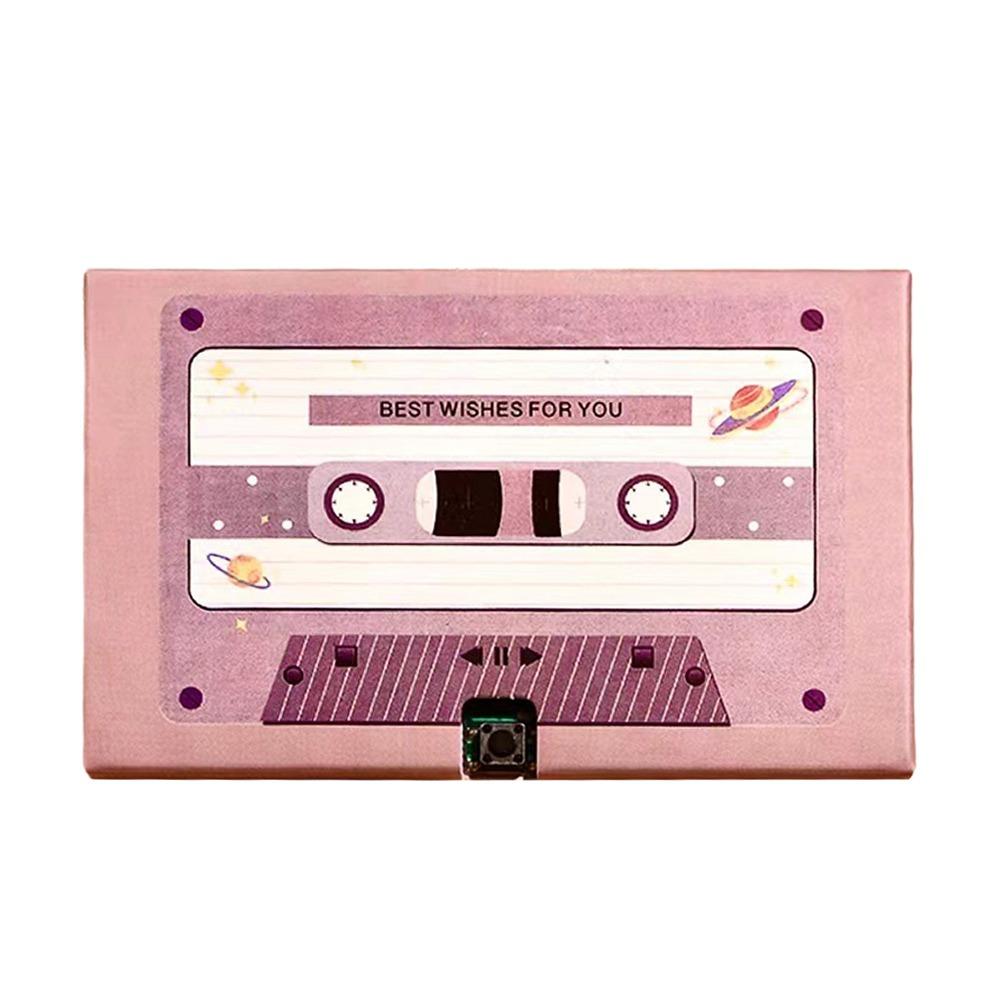 60 Seconds Recordable Greeting Card Personalized DIY Cassette Tape Greeting Cards Music or Sound Voice Message