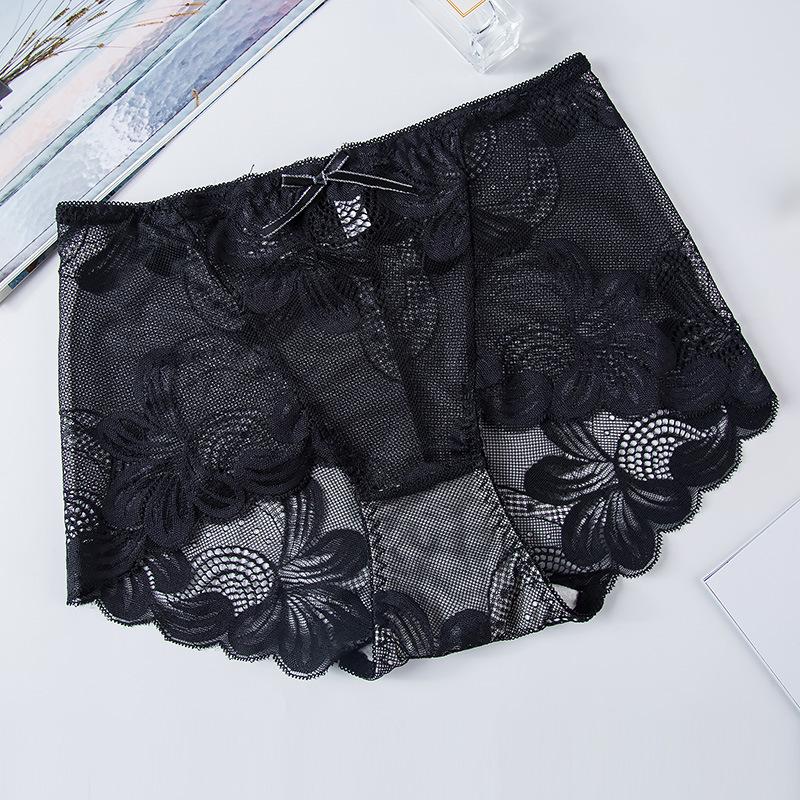 Large Size M-3XL Modal Panties High Waist Women Sexy Lace Underpants Female Briefs Underwear 11 Colors