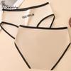 1/4PCS Women's Briefs Cotton Underpants Sports Girls Mid-waist Cotton Crotch Panties