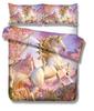 Роскошный темно-синий комплект постельного белья Galaxy Twin Full Queen King Size, пододеяльник/пододеяльник, комплект сияющих звезд, звездное небо, пододеяльник