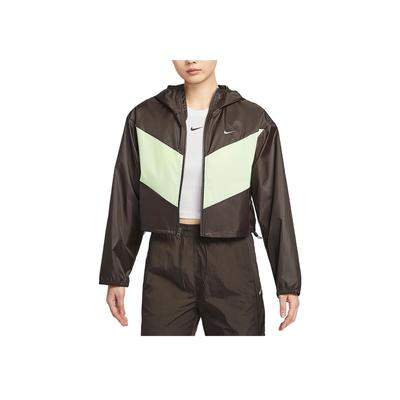 Спортивная одежда SS25 Windrunner Свободная куртка с капюшоном и длинным рукавом Женские куртки Бархатно-коричневый Светло-желто-зеленый Белый HJ1183-220